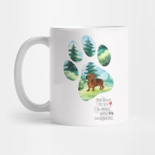 Pawprint dachshund Mug